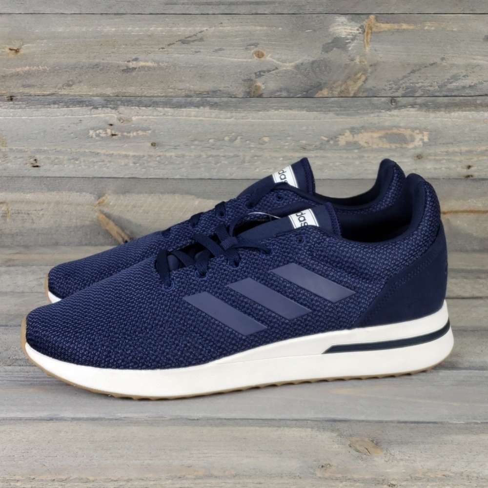 New adidas Men's RUN70S Running Shoes Navy Blue - Picture 2 of 7